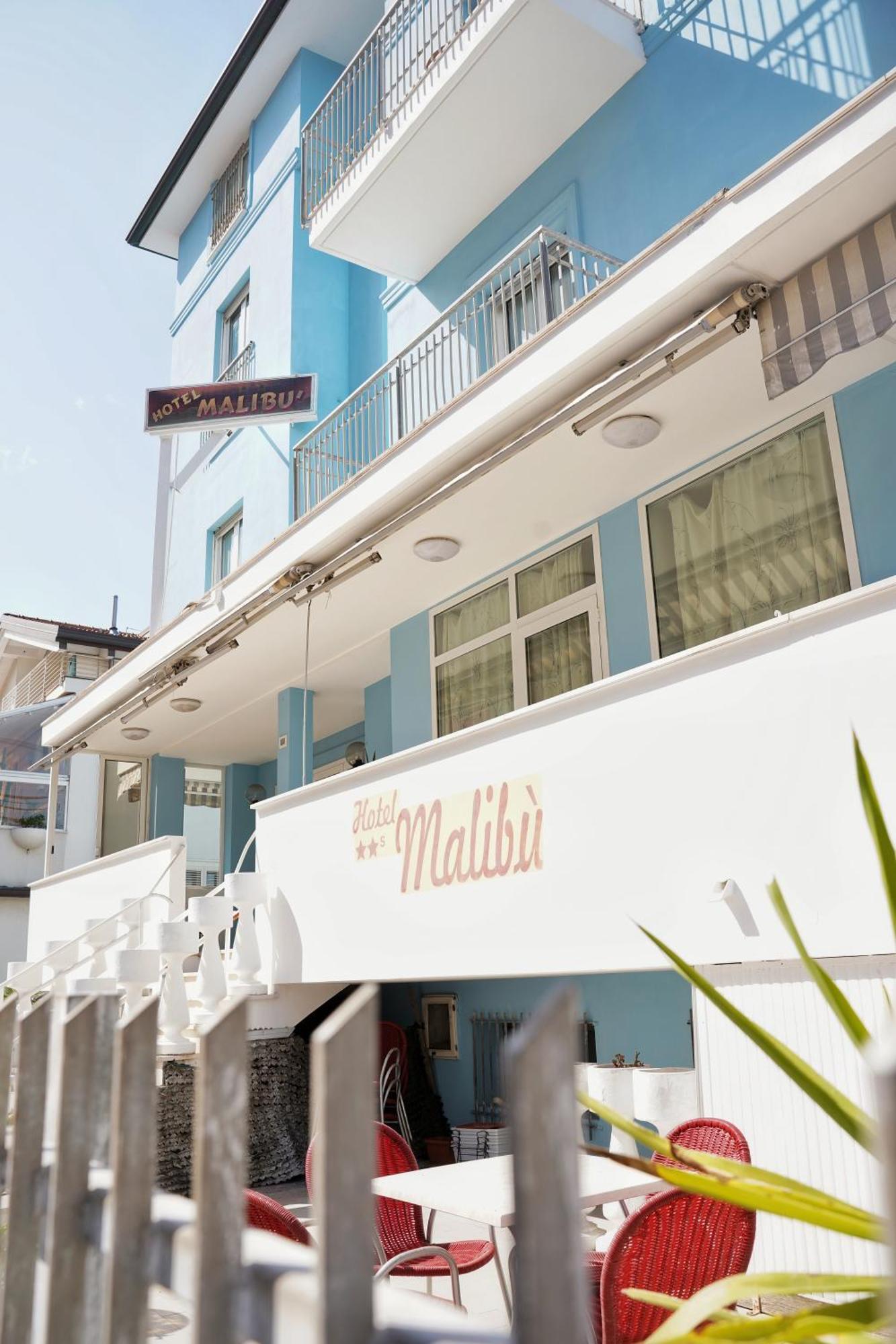 Hotel Malibu Mare Rimini Exteriör bild